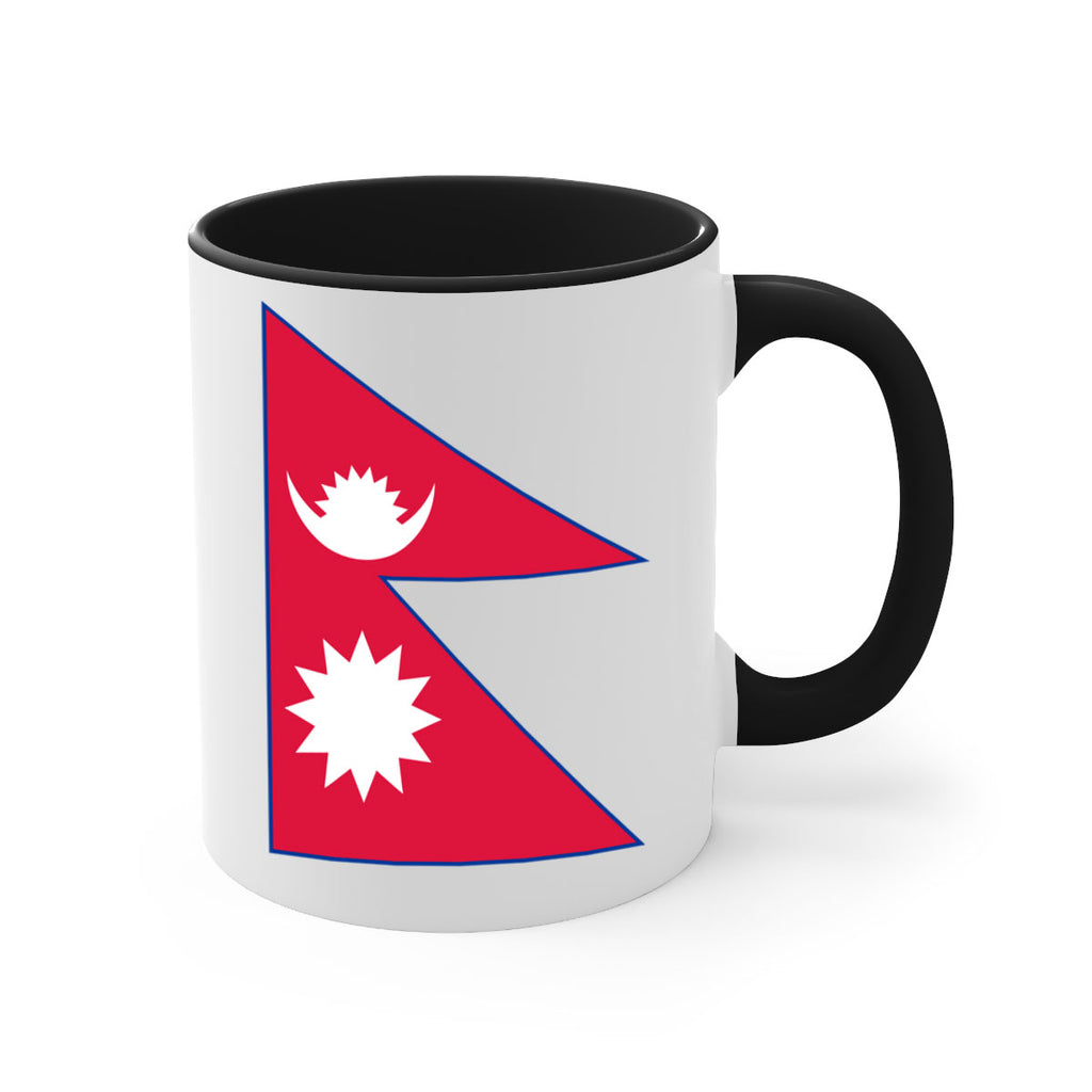 Nepal 76#- world flag-Mug / Coffee Cup