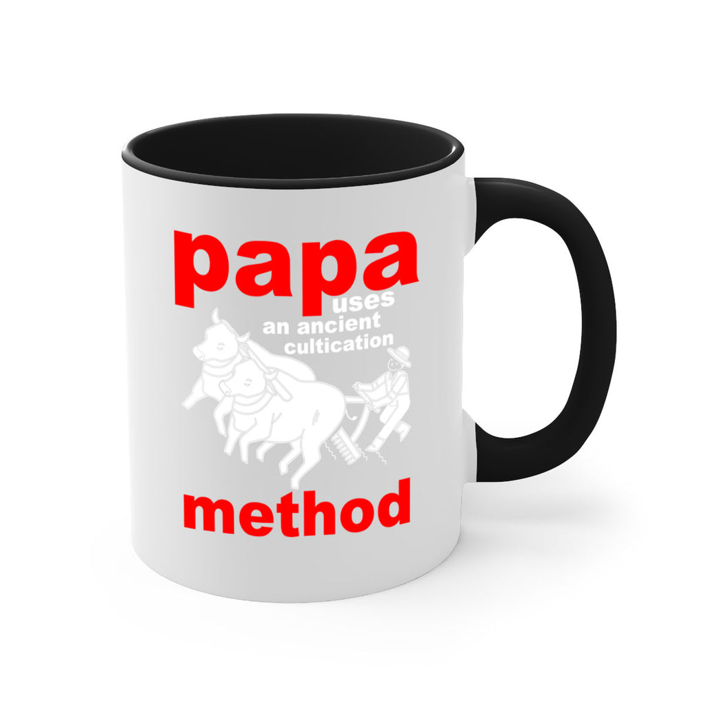 PAPA USES an ancient 113#- grandpa-Mug / Coffee Cup