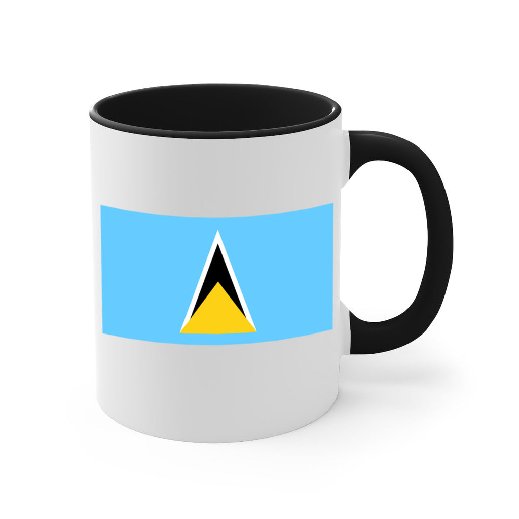 Saint Lucia 51#- world flag-Mug / Coffee Cup