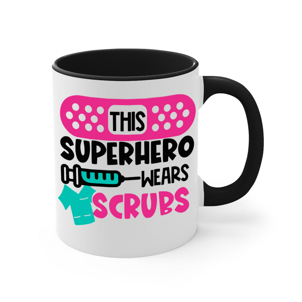 This Superhero Wears Scrubs Style Style 20#- nurse-Mug / Coffee Cup