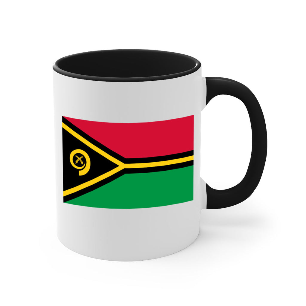 Vanuatu 7#- world flag-Mug / Coffee Cup