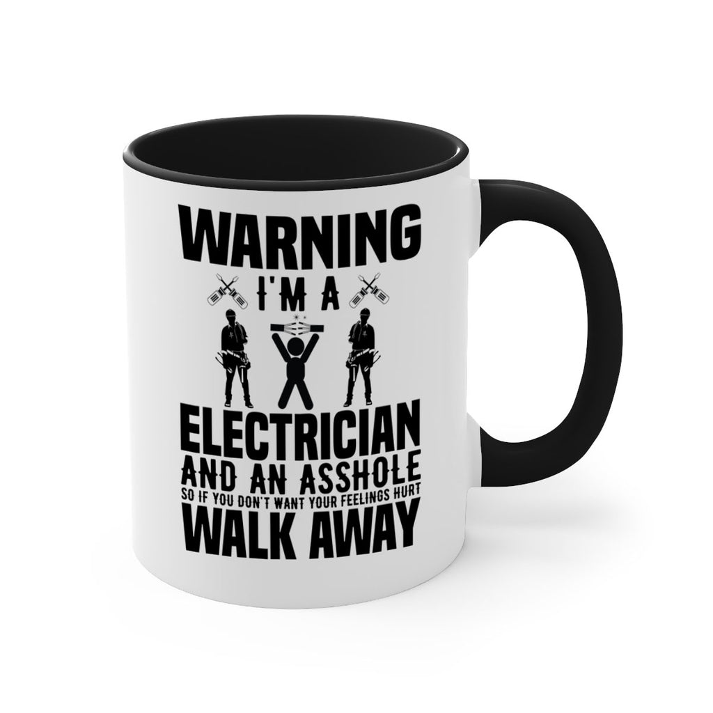 Warning Style 4#- electrician-Mug / Coffee Cup