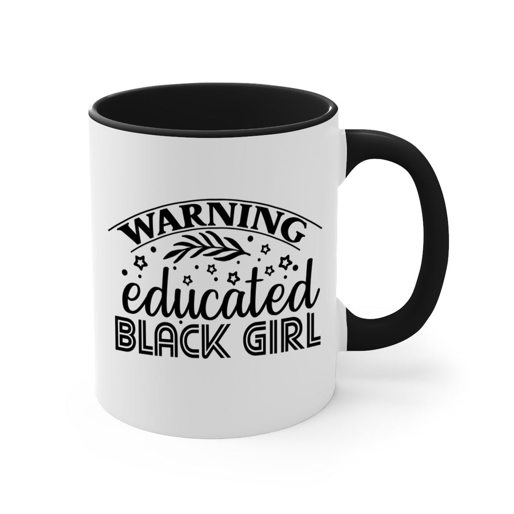 Warning educated black girl Style 1#- Black women - Girls-Mug / Coffee Cup