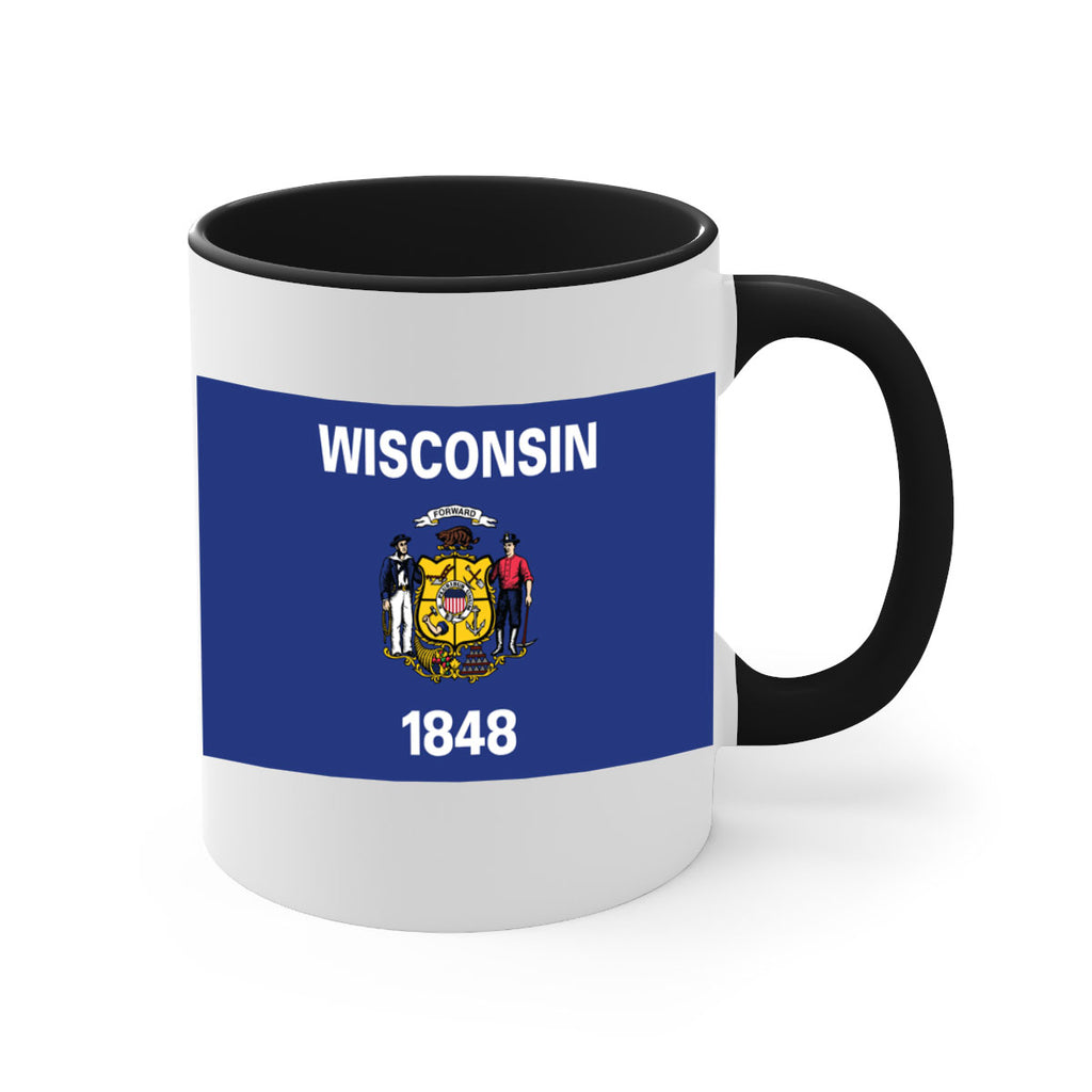 Wisconsin 2#- Us Flags-Mug / Coffee Cup