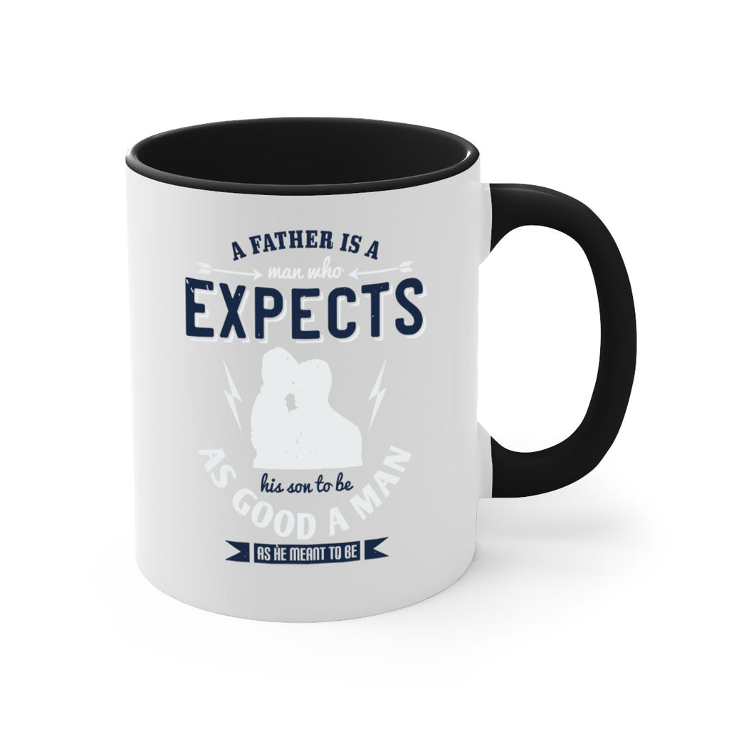 a father is a man who 135#- fathers day-Mug / Coffee Cup