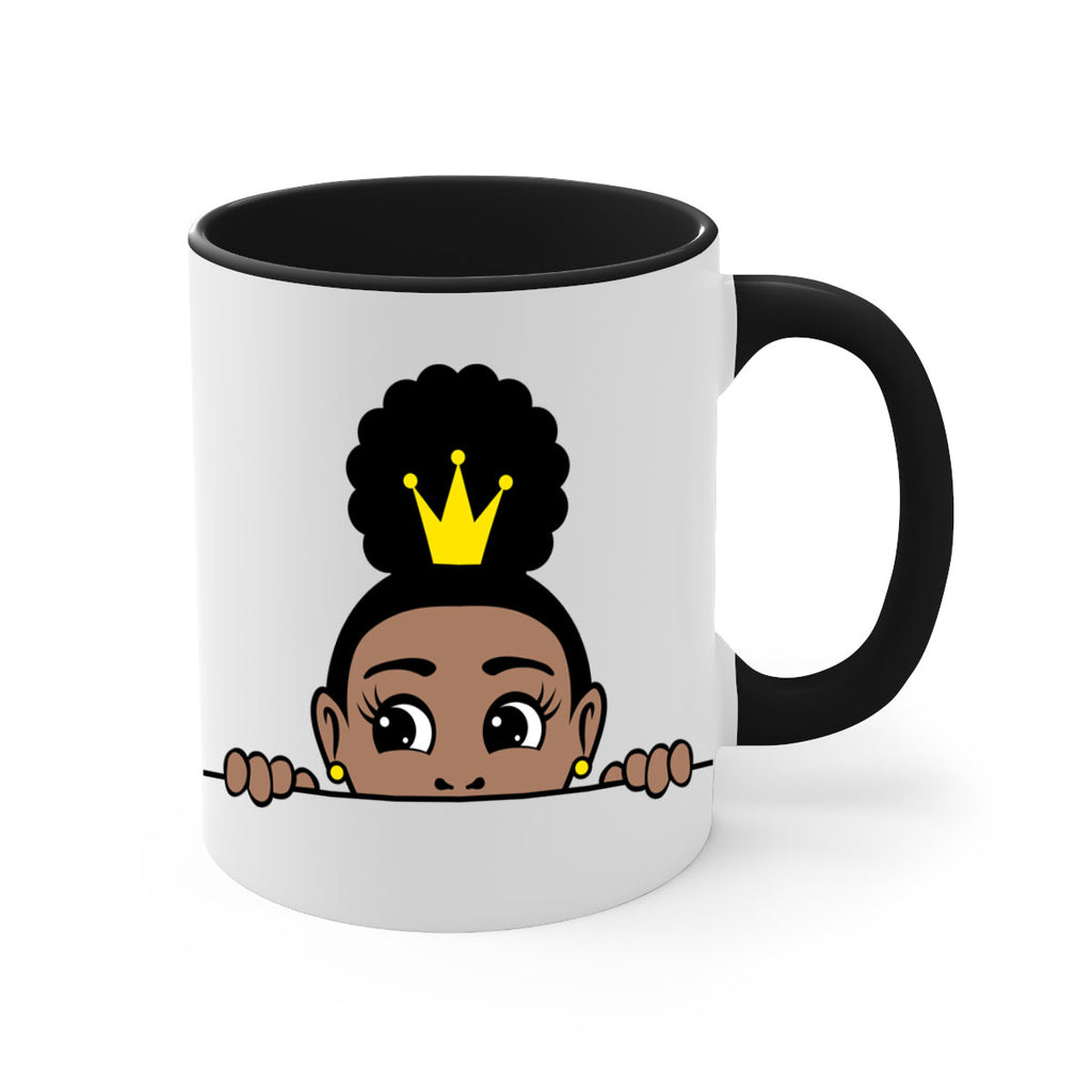 afro puff crown girl 1#- Black women - Girls-Mug / Coffee Cup