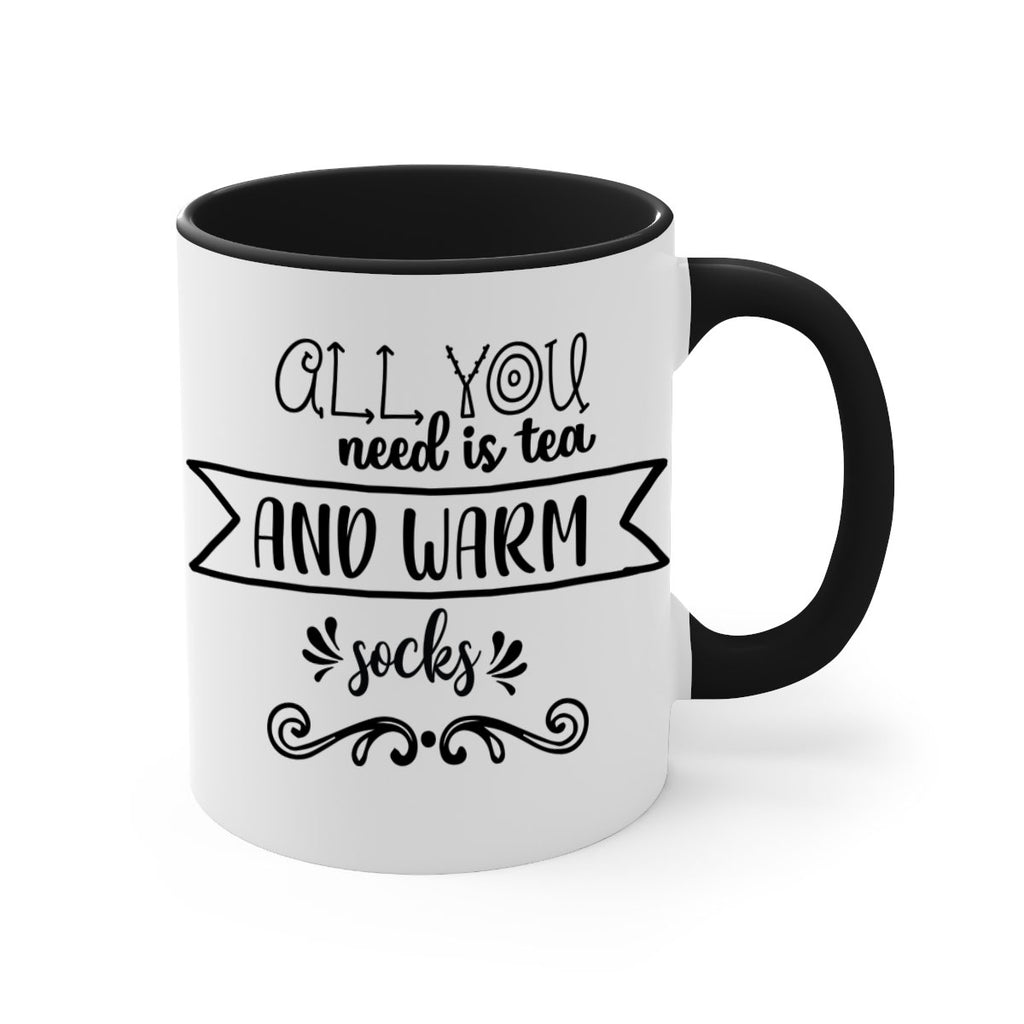 all you need is tea and warm socks style 50#- christmas-Mug / Coffee Cup