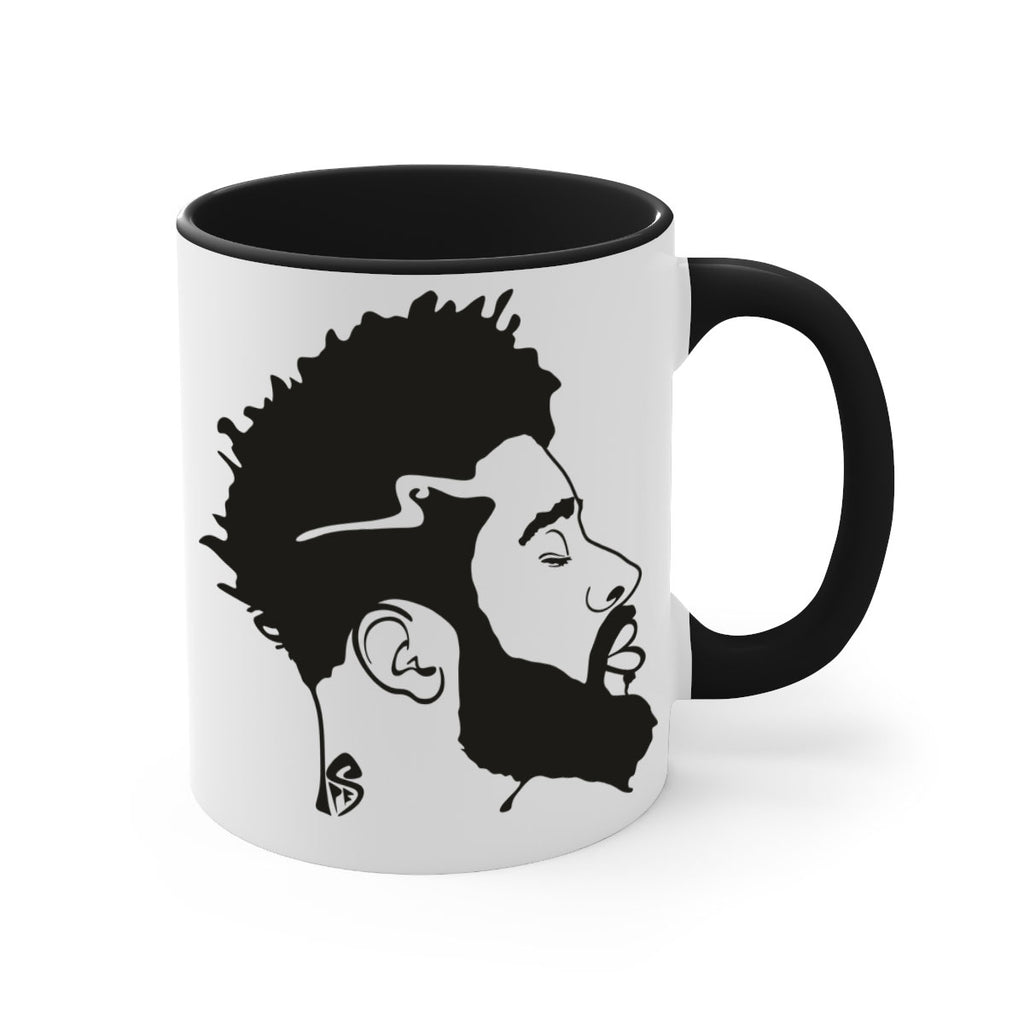 beardman 59#- Black men - Boys-Mug / Coffee Cup