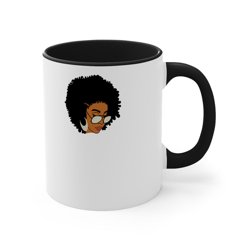 black afro 46#- Black women - Girls-Mug / Coffee Cup