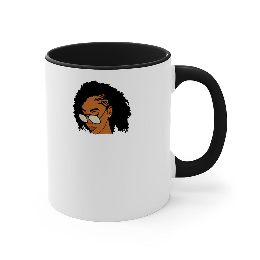 black afro 47#- Black women - Girls-Mug / Coffee Cup