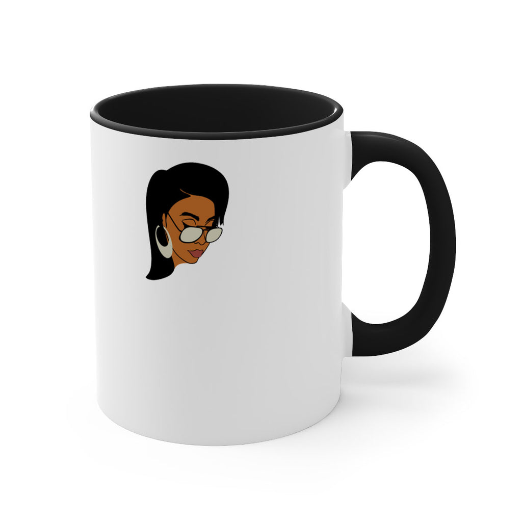 black afro 48#- Black women - Girls-Mug / Coffee Cup