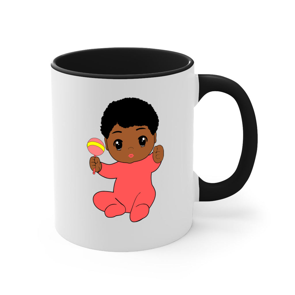 black baby boy 4#- Black men - Boys-Mug / Coffee Cup