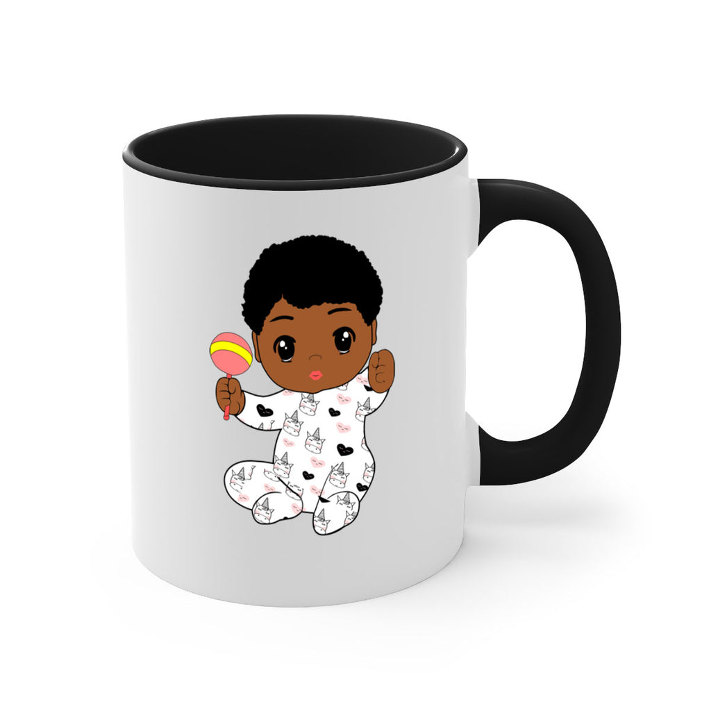 black baby boy 7#- Black men - Boys-Mug / Coffee Cup