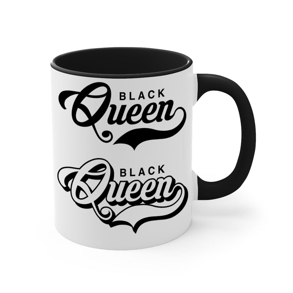 black queen 195#- black words - phrases-Mug / Coffee Cup