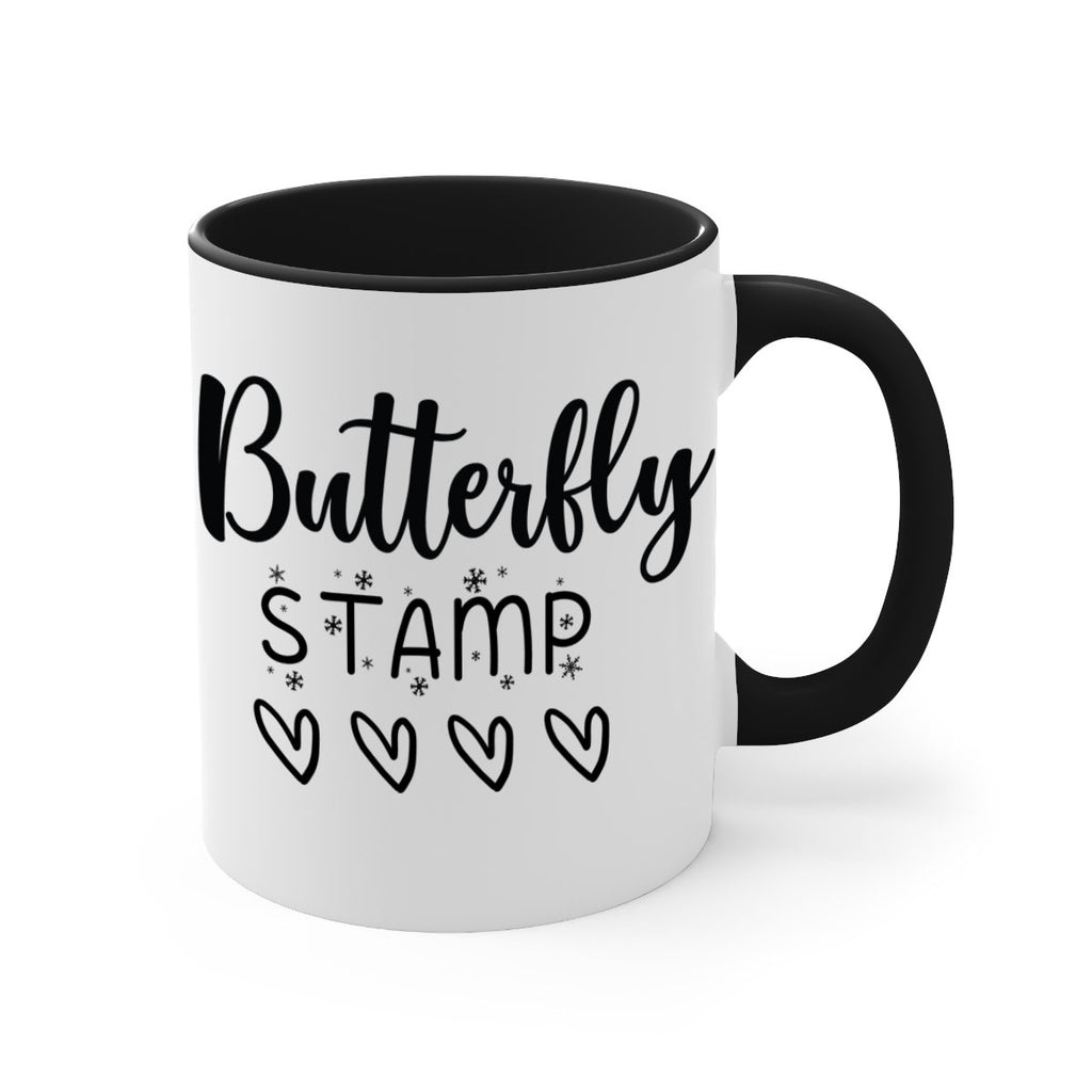 butterfly stamp style 84#- christmas-Mug / Coffee Cup