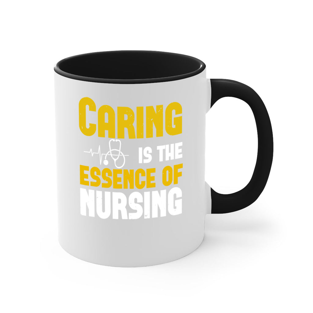 caring is the essence of Style 250#- nurse-Mug / Coffee Cup