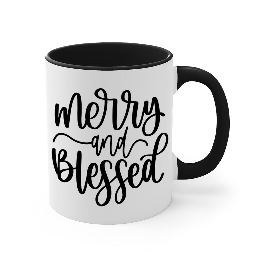 christmas ornamentsmerry and blessed 179#- christmas-Mug / Coffee Cup