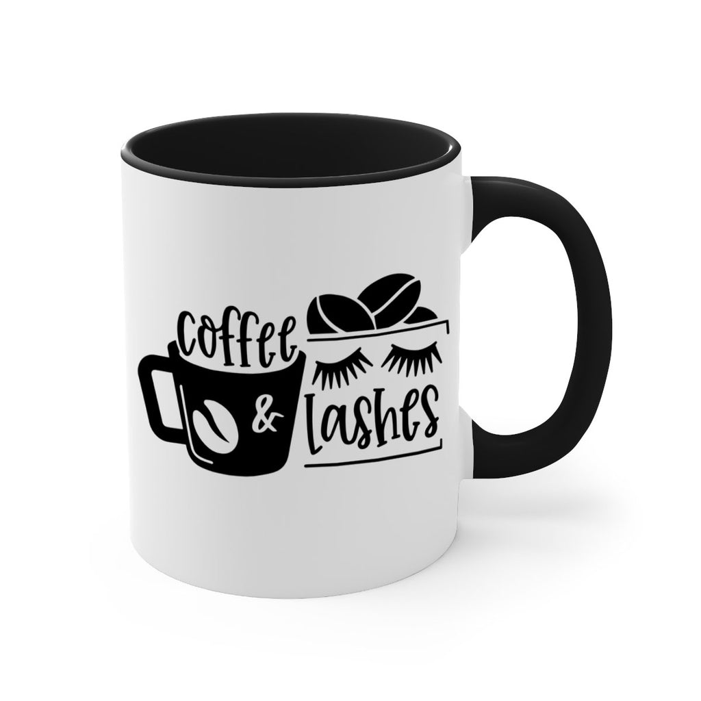 coffee lashes 176#- coffee-Mug / Coffee Cup