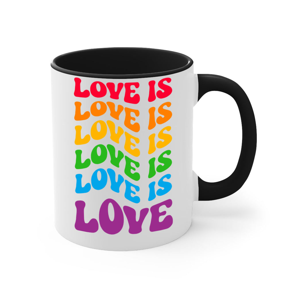cool rainbow lgbt love is lgbt 147#- lgbt-Mug / Coffee Cup