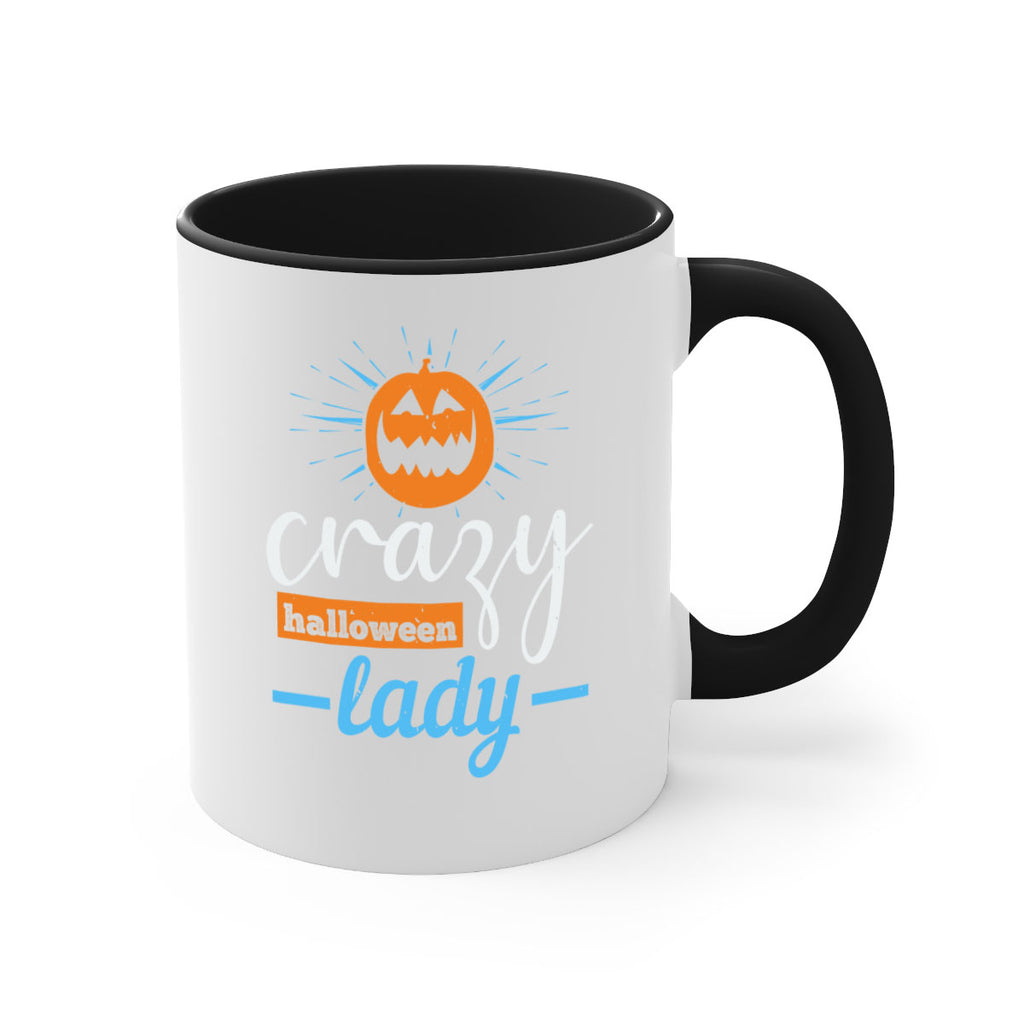 crazy halloween lady 118#- halloween-Mug / Coffee Cup