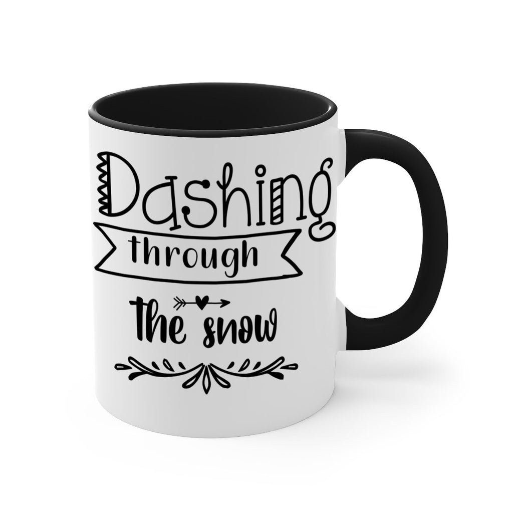 dashing through the snow style 149#- christmas-Mug / Coffee Cup