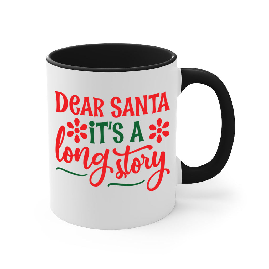 dear santa its a long story style 174#- christmas-Mug / Coffee Cup