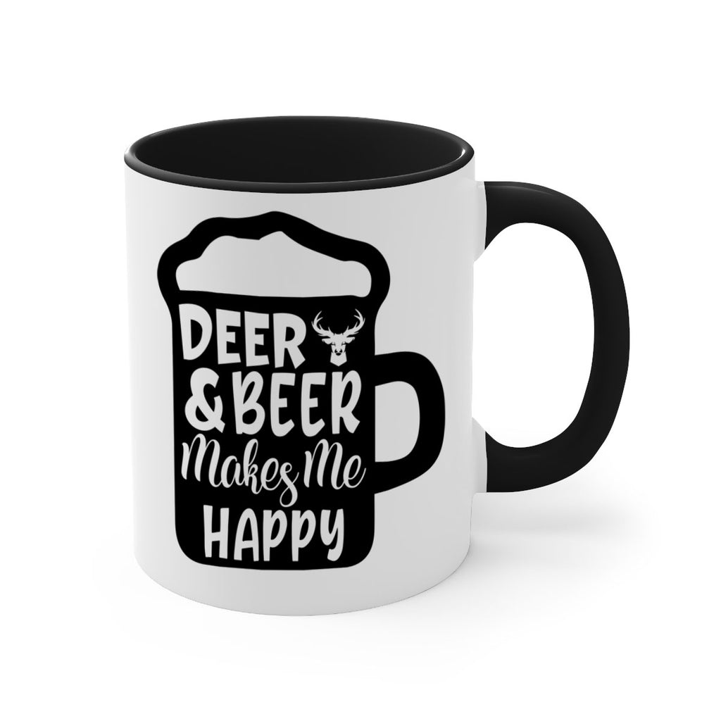 deer and beer makes me happy 17#- hunting-Mug / Coffee Cup