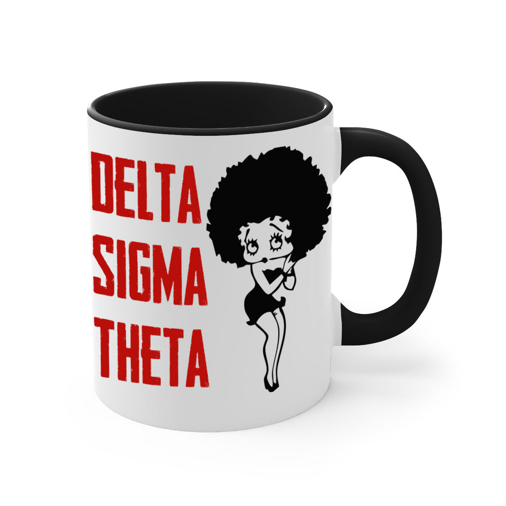 delta sigma theta 5#- black words - phrases-Mug / Coffee Cup