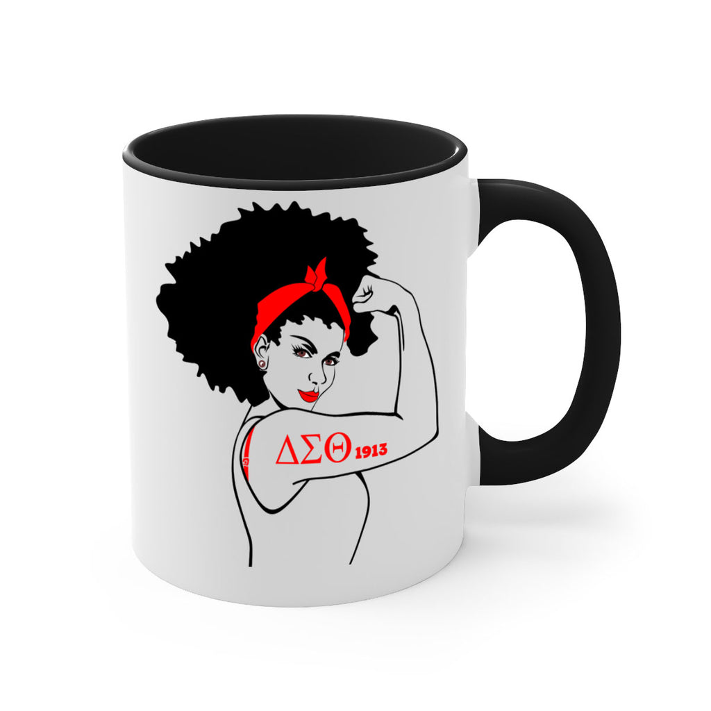 delta sigma theta 6#- black words - phrases-Mug / Coffee Cup