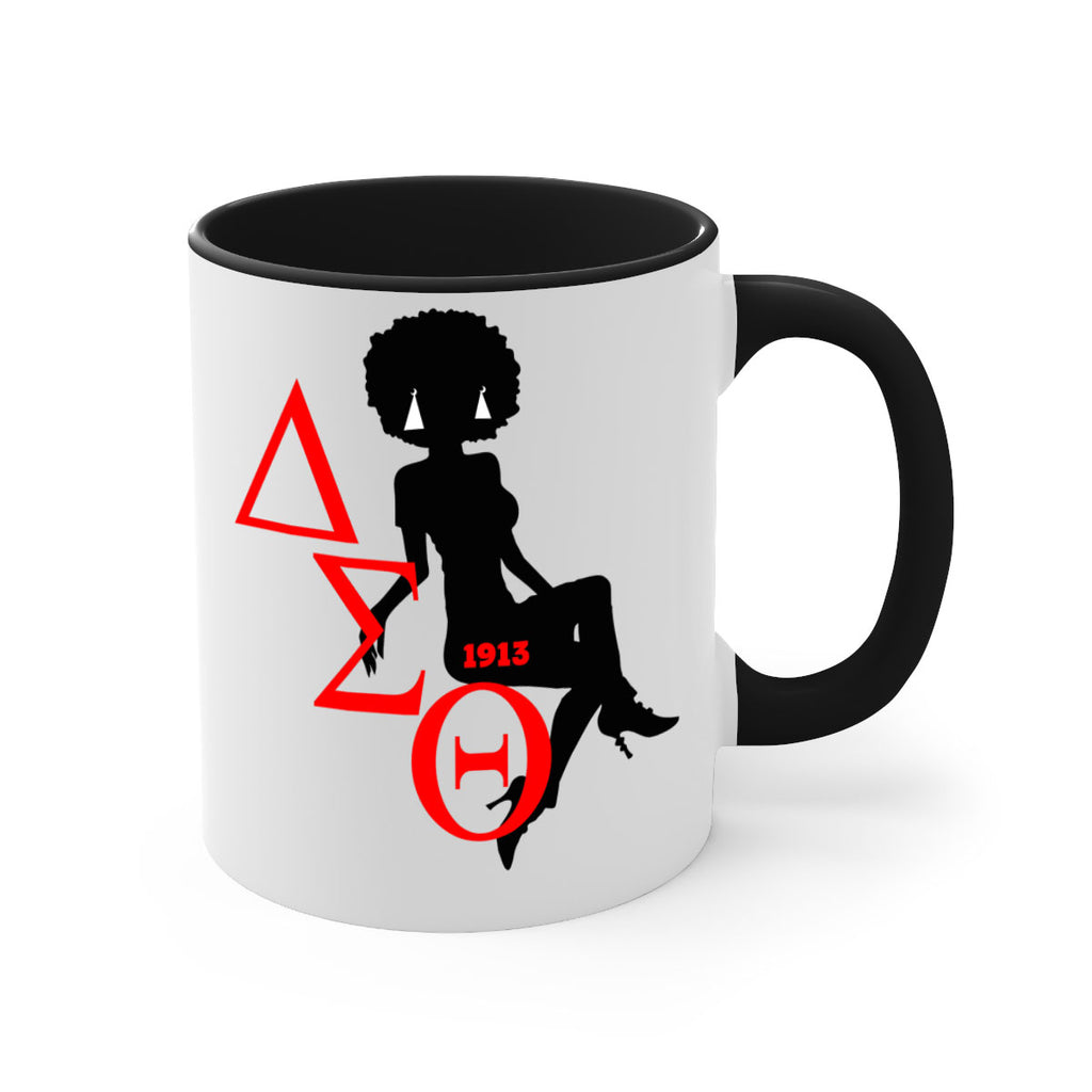 delta sigma theta 7#- black words - phrases-Mug / Coffee Cup