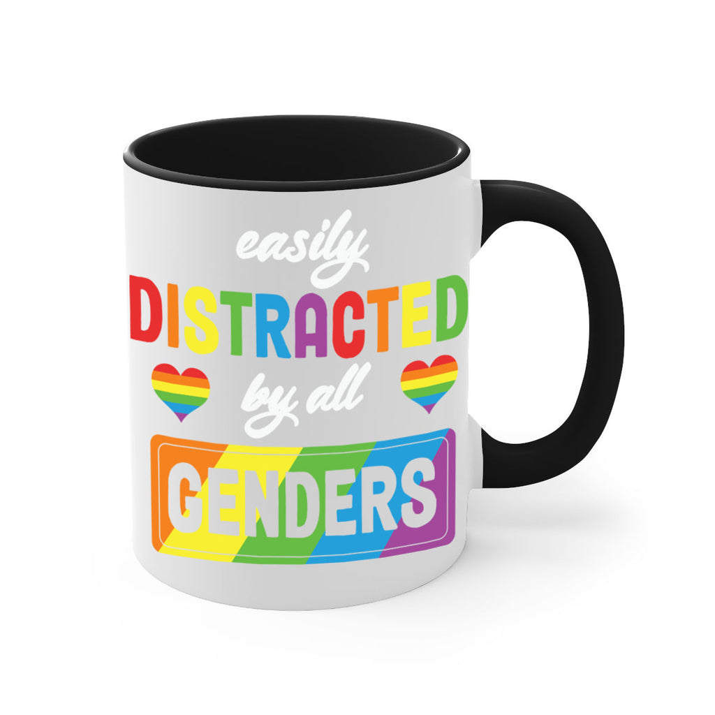 easily distracted by all genders lgbt 142#- lgbt-Mug / Coffee Cup