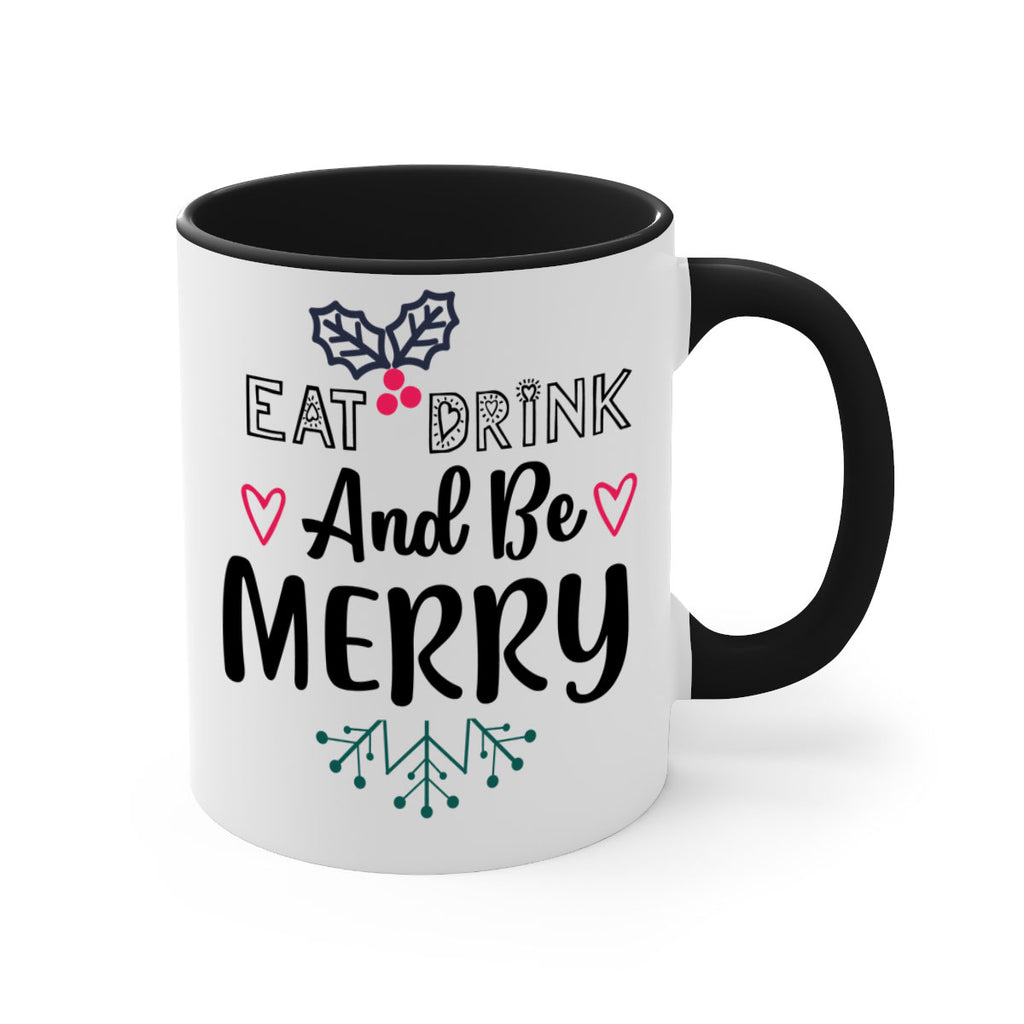 eat drink and be merry style 190#- christmas-Mug / Coffee Cup