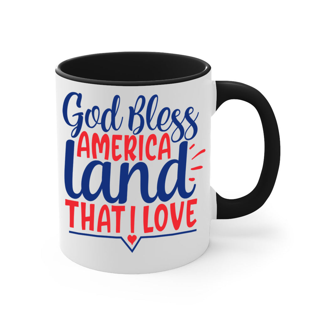 god bless america land that i love Style 54#- 4th Of July-Mug / Coffee Cup