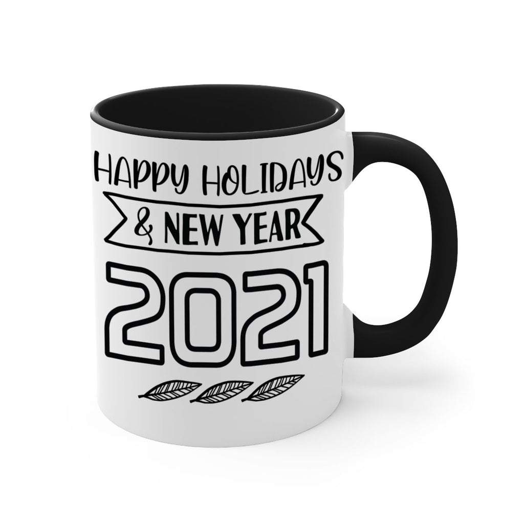 happy holidays new year style 258#- christmas-Mug / Coffee Cup