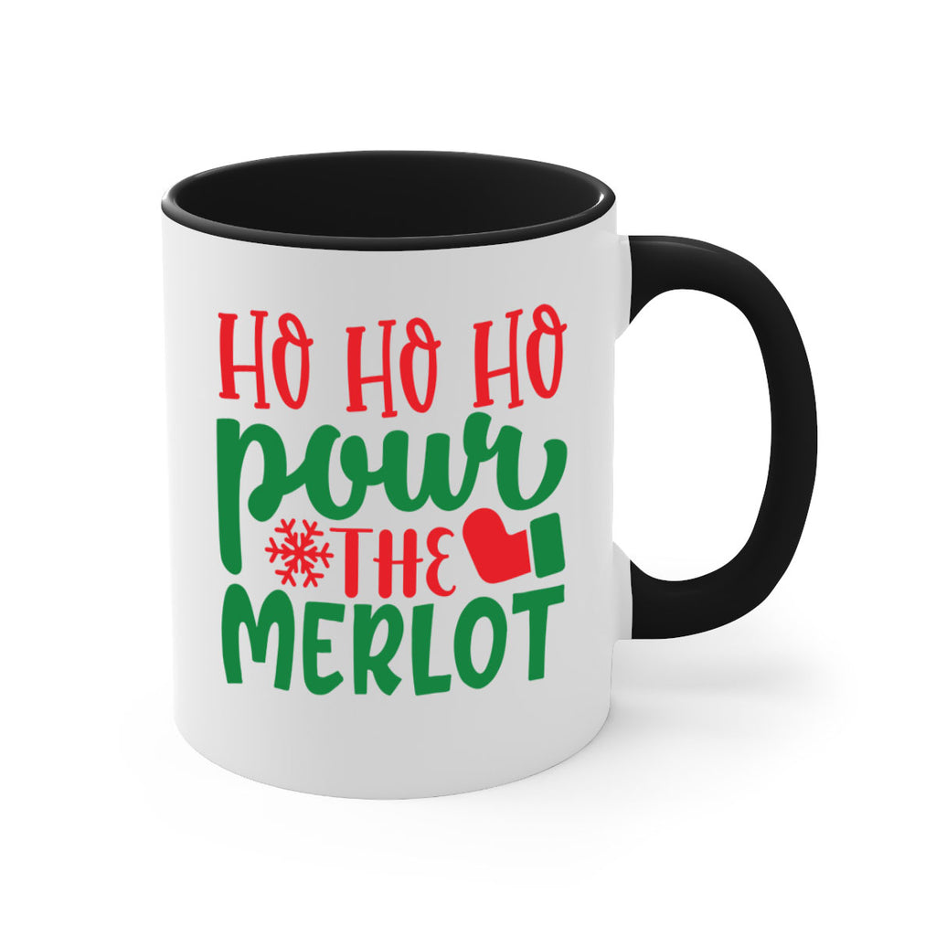 ho ho ho pour the merlot style 290#- christmas-Mug / Coffee Cup