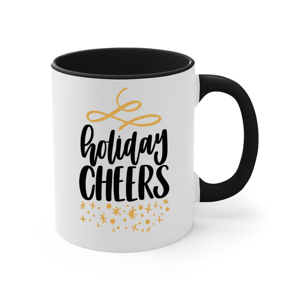 holiday cheers gold 140#- christmas-Mug / Coffee Cup