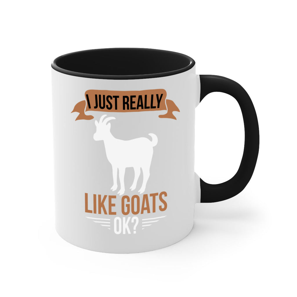 i just really like goats ok Style 3#- goat-Mug / Coffee Cup