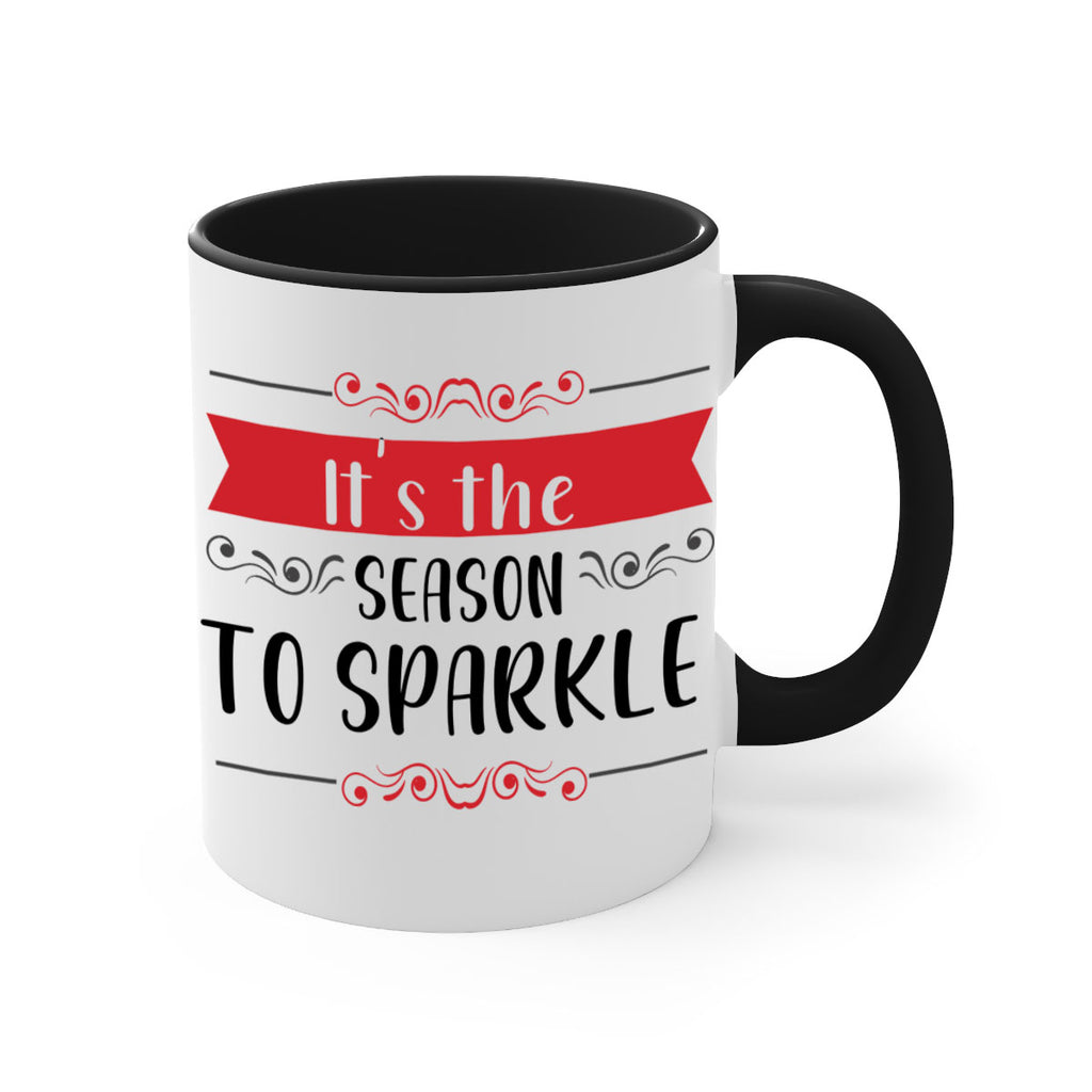 it s the season to sparkle style 371#- christmas-Mug / Coffee Cup