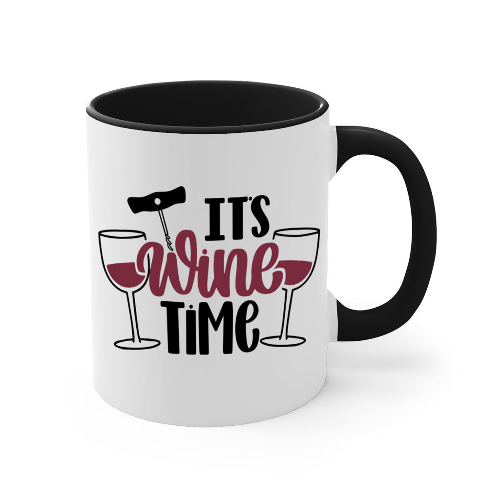 its wine time 46#- wine-Mug / Coffee Cup