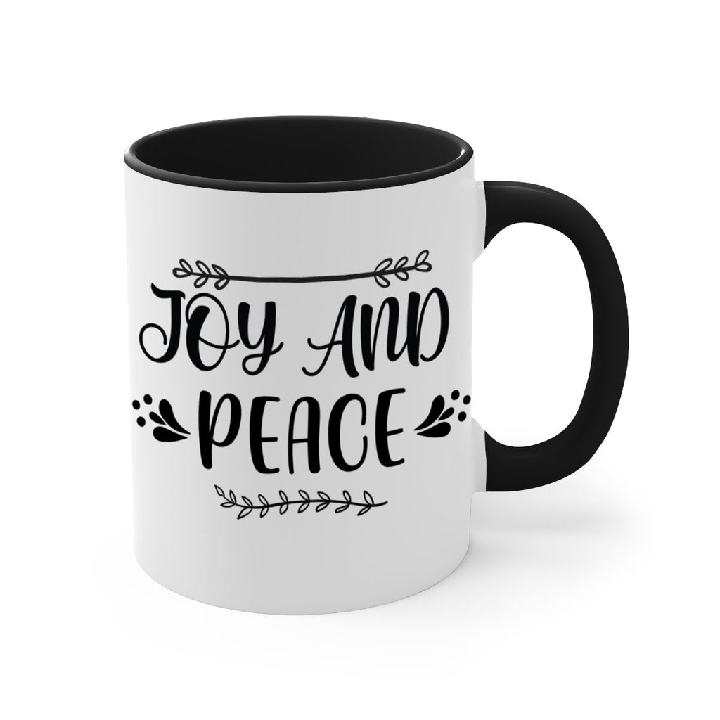 joy and peace style 406#- christmas-Mug / Coffee Cup