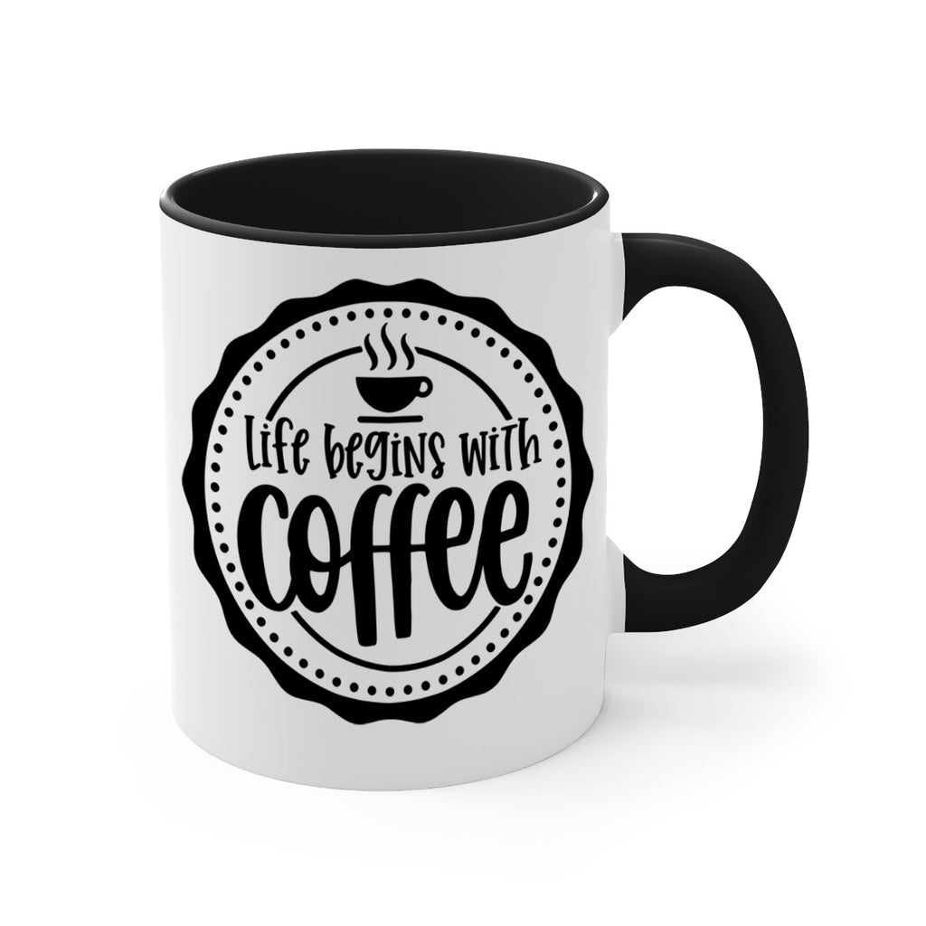 life begins with coffee 76#- coffee-Mug / Coffee Cup