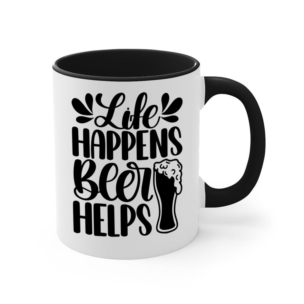 life happens beer helps 28#- beer-Mug / Coffee Cup