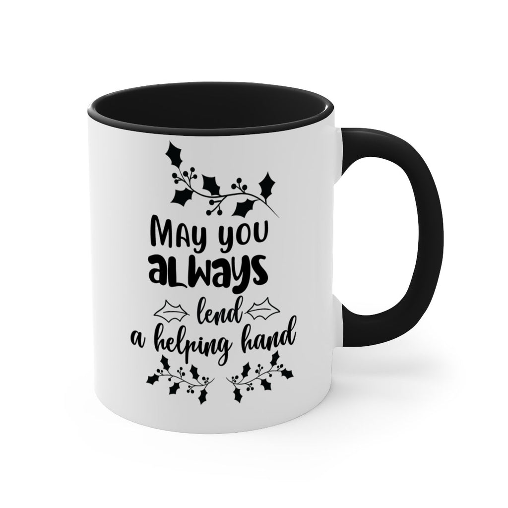 may you always lend a helping hand style 455#- christmas-Mug / Coffee Cup