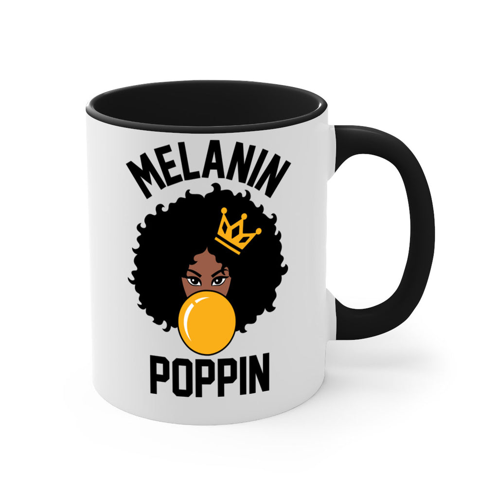 melanin poppin afro girl 25#- Black women - Girls-Mug / Coffee Cup