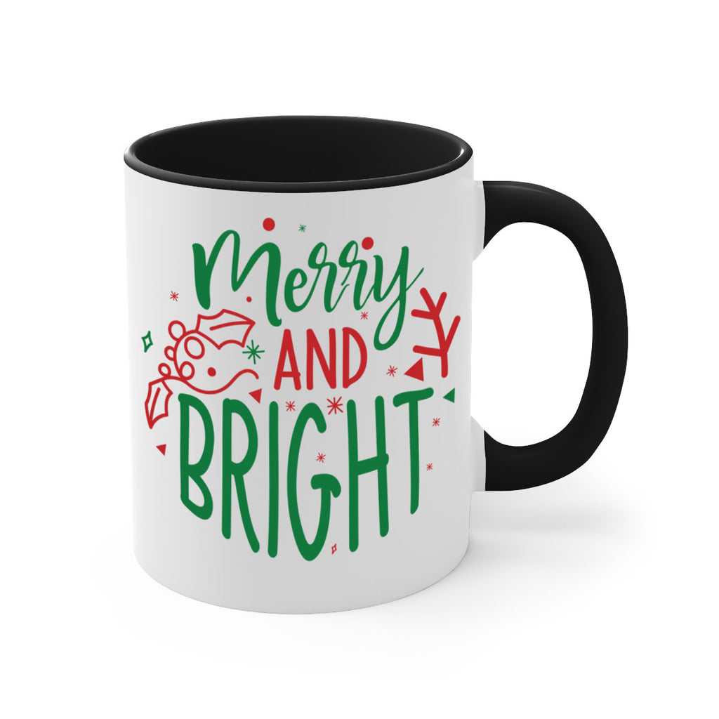 merry and bright style 471#- christmas-Mug / Coffee Cup