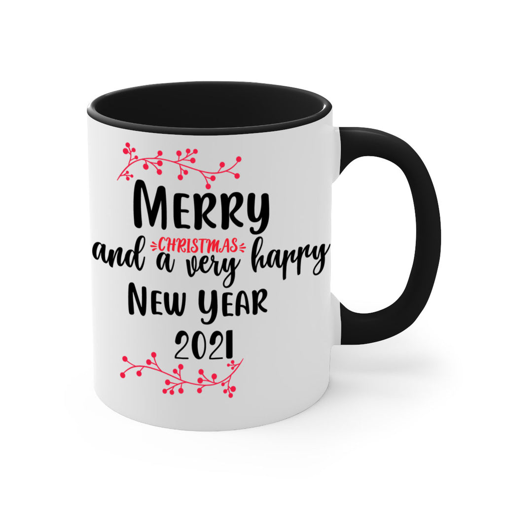 merry christmas and a very happy new year . style 489#- christmas-Mug / Coffee Cup