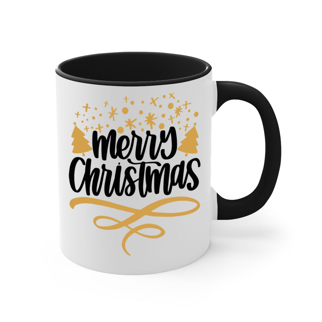 merry christmas gold 84#- christmas-Mug / Coffee Cup