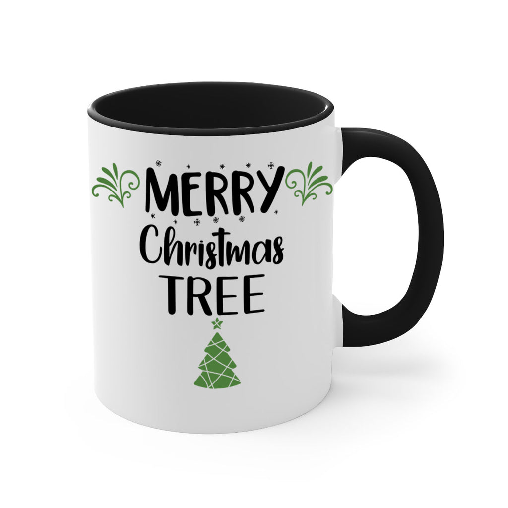 merry christmas tree style 504#- christmas-Mug / Coffee Cup