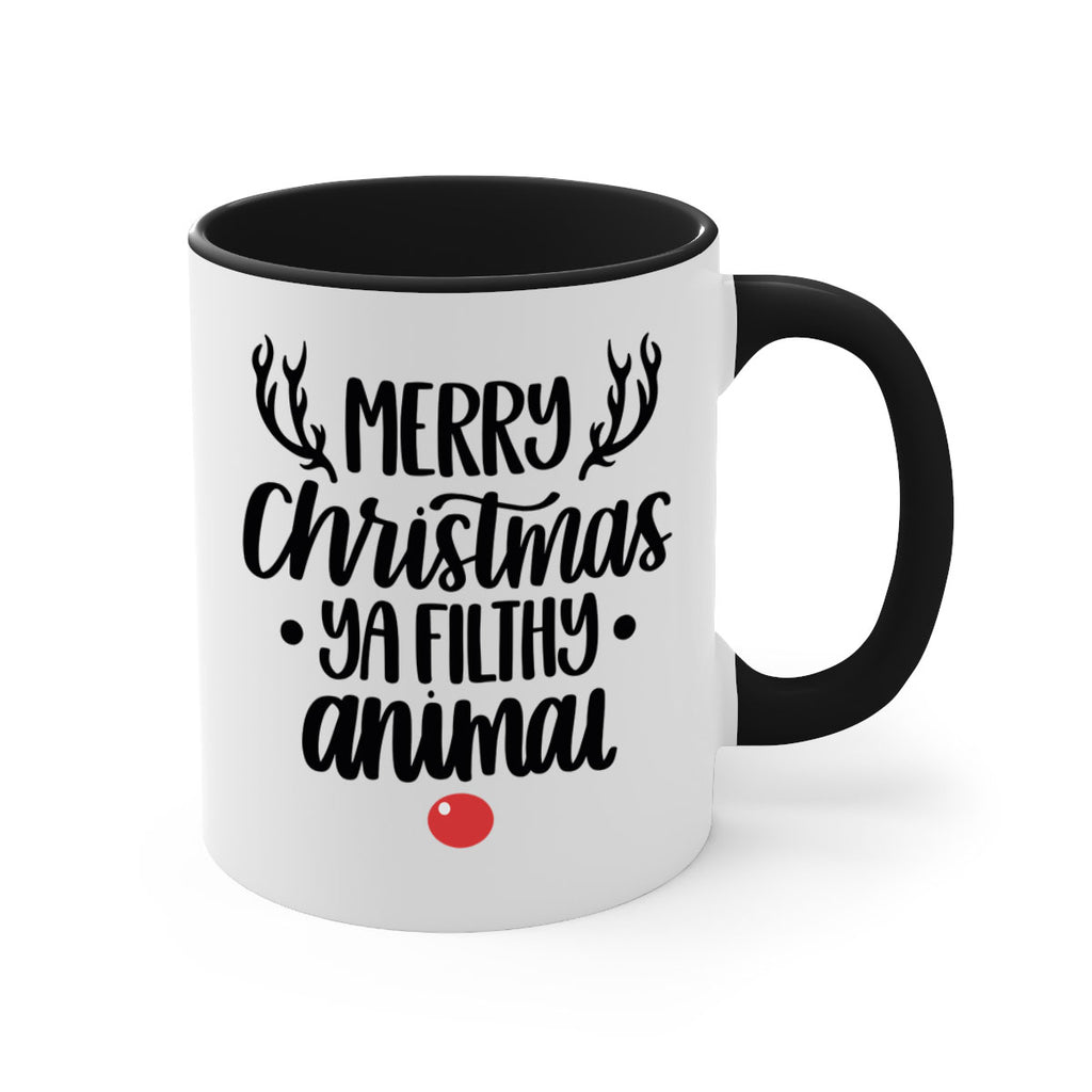 merry christmas ya filthy animal 83#- christmas-Mug / Coffee Cup