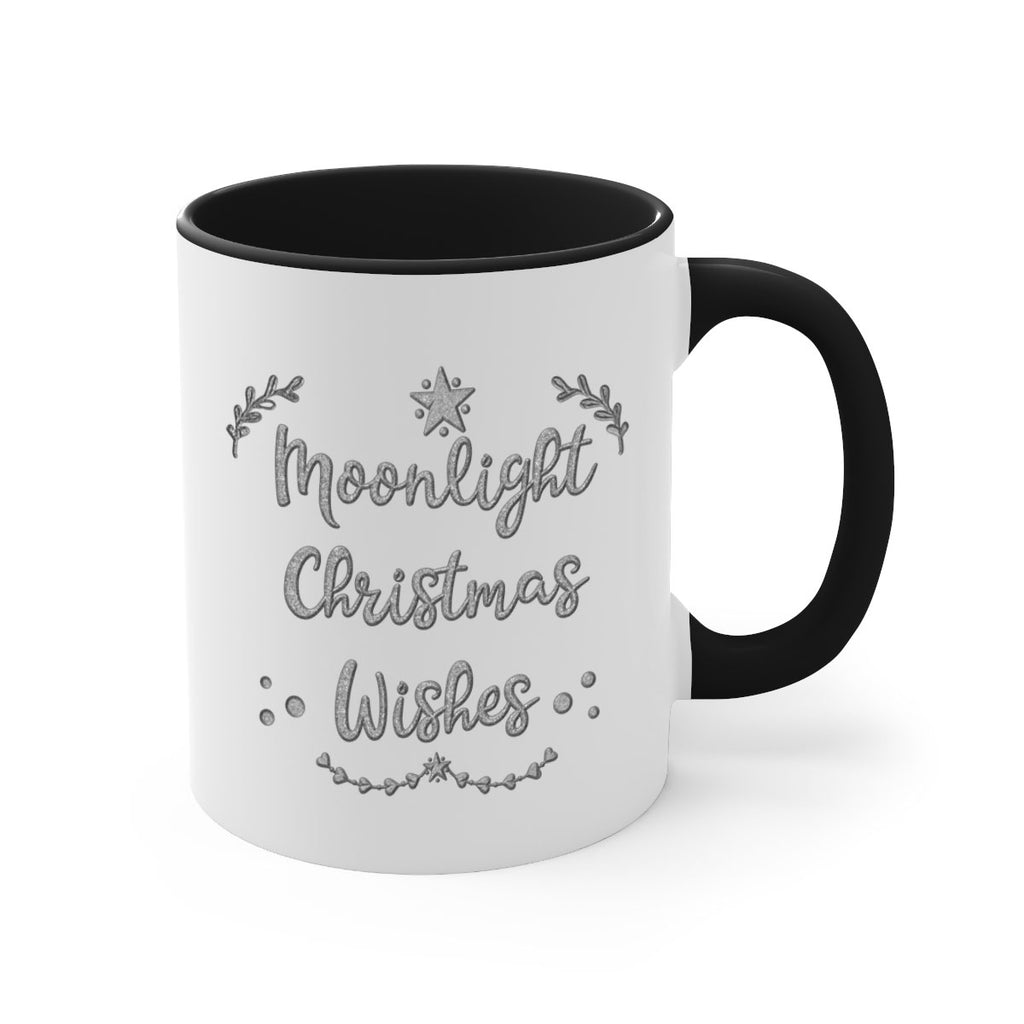 moonlight christmas wishes silver 455#- christmas-Mug / Coffee Cup